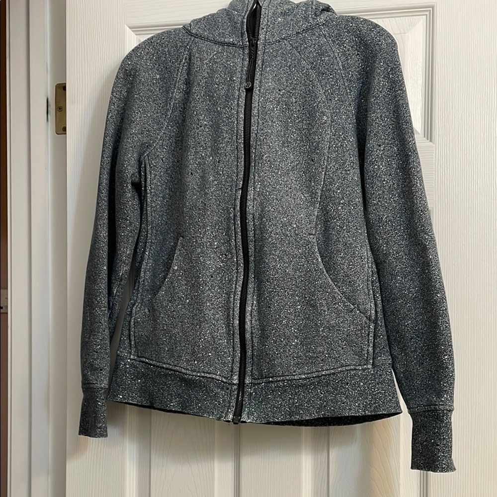 Lululemon Gray Zip-Up Hoodie